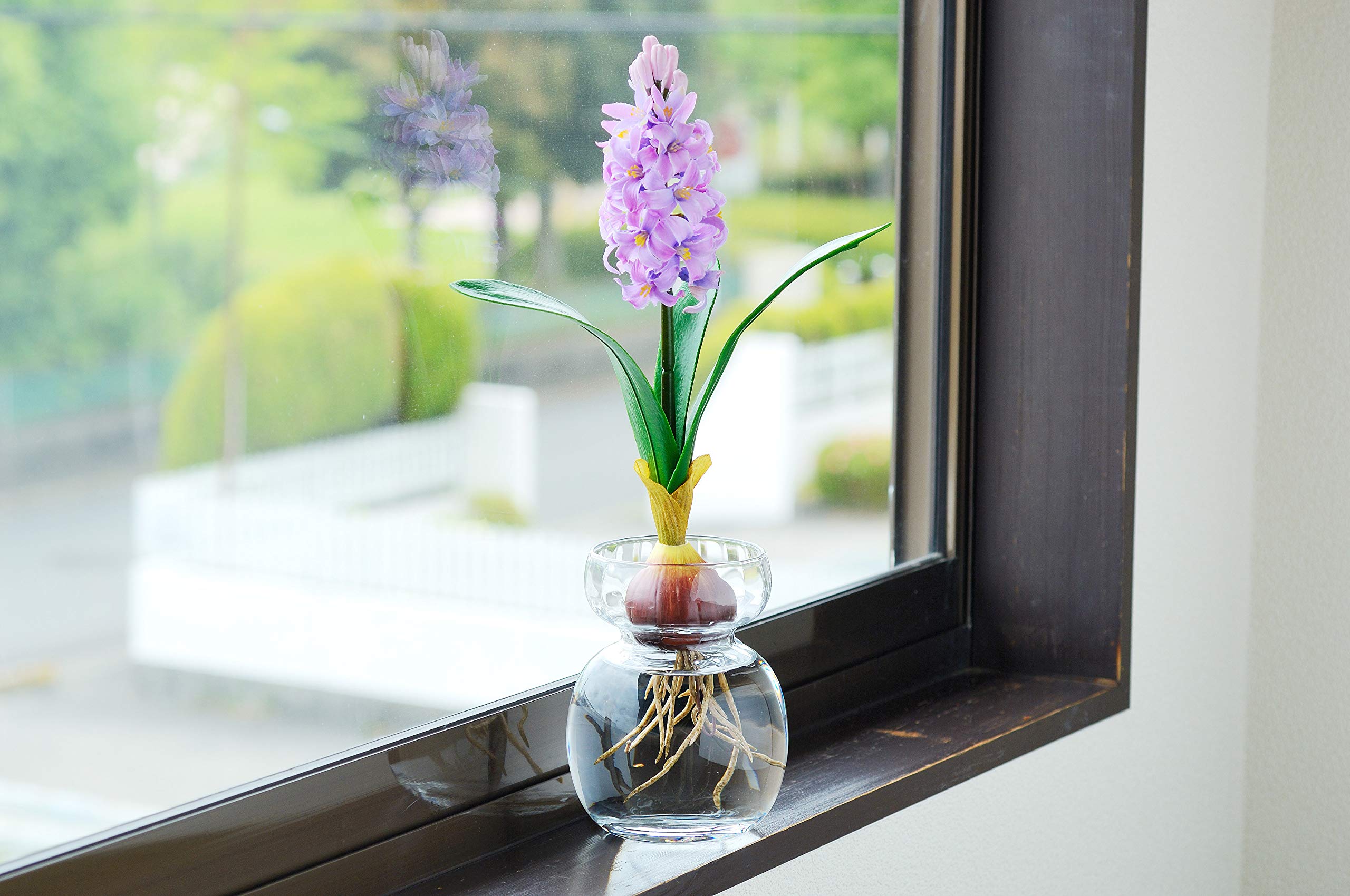  フラワーベース クリア　高さ約9.5㎝ Amazon.co.jp: ボブクラフト(Bobcraft) フラワーベース クリア 約径9.5